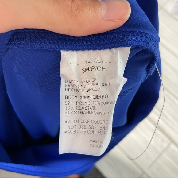 Under Armour Cobalt Blue Athletic cut out compression Leggings size small - Picture 8 of 9